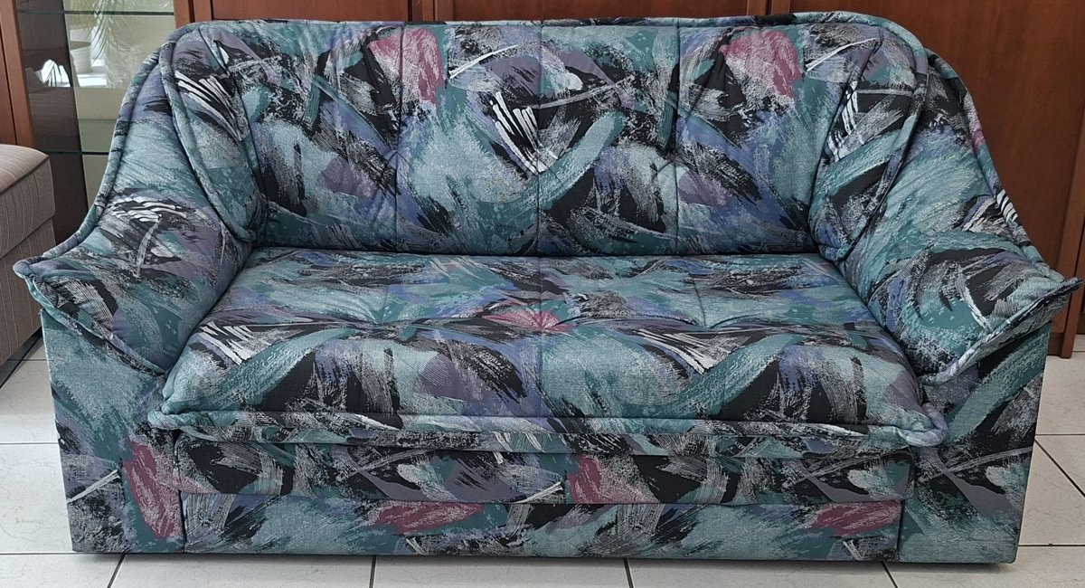 Canapé convertible en tissu